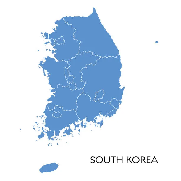 Peta Korea Selatan